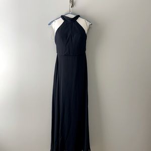 Jenny Yoo Navy Formal Gown Sz 2